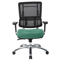 Vertical Black Mesh Back Chair